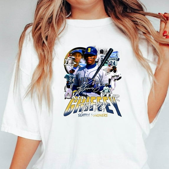 Ken Griffey Jr. The Kid Seattle Baseball Star Graphic Design Unisex T-Shirt, up to 5XL