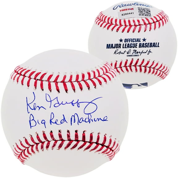 Ken Griffey Sr. Autographed Official MLB Baseball Cincinnati Reds "Big Red Machine" Tristar 207948