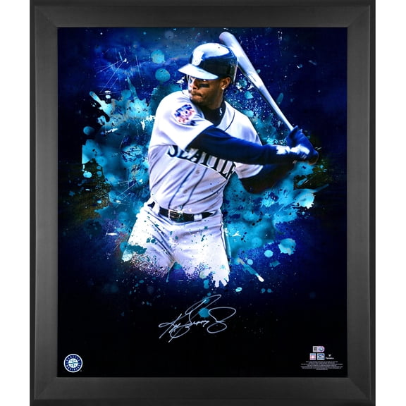 Ken Griffrey Jr. Seattle Mariners Framed Autographed 20" x 24" In Focus Photograph - Fanatics Authentic Certified