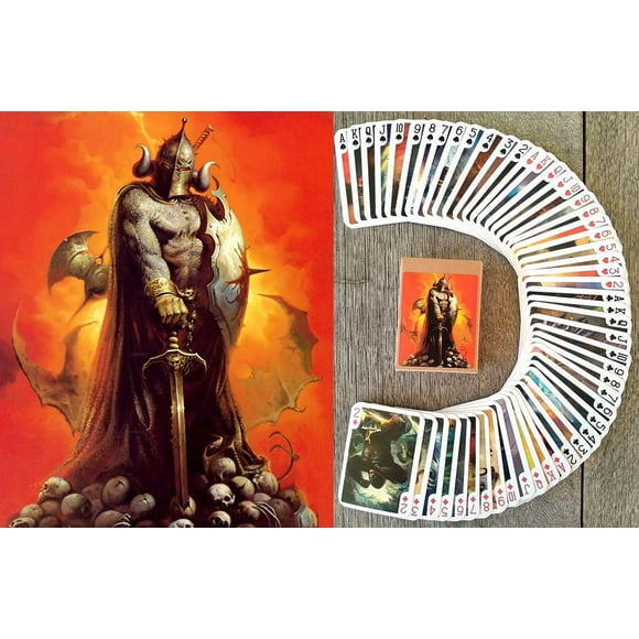 Ken Kelly FANTASY Playing Cards - Frazetta, Conan, KISS, Sword & Sorcery Art