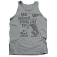 thumbnail image 1 of Ken L Ration Begs Adult Tank Top Athletic Heather, 1 of 1
