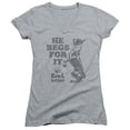thumbnail image 1 of Ken L Ration Begs Junior Women's V-Neck T-Shirt Athletic Heather, 1 of 1