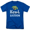 thumbnail image 1 of Ken L Ration Distressed Logo Adult 18/1 T-Shirt Royal Blue, 1 of 1