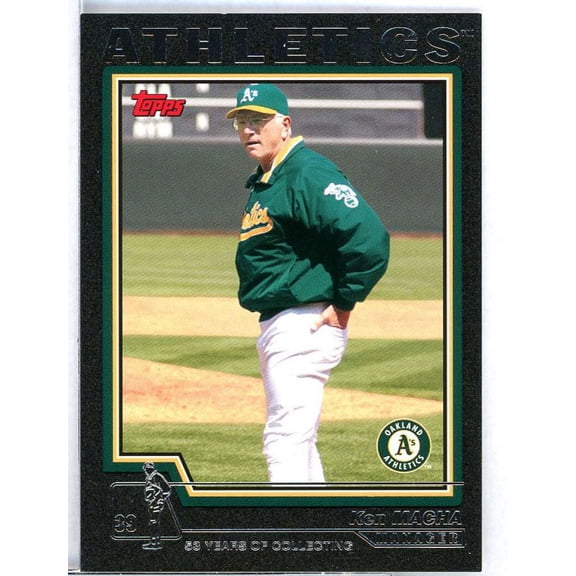 Ken Macha MG Card 2004 Topps Black #287