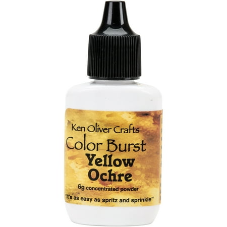 Ken Oliver Color Burst Powder 6gm-Yellow Ochre