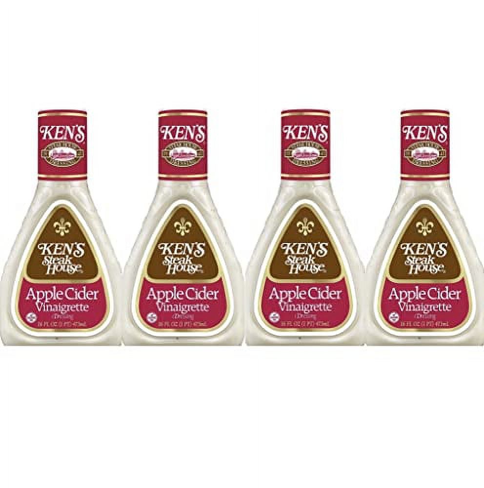 Ken’S Cider Vinaigrette Dressing 16 (Pack Of 4) Of 5 Items, 1.0 Fl