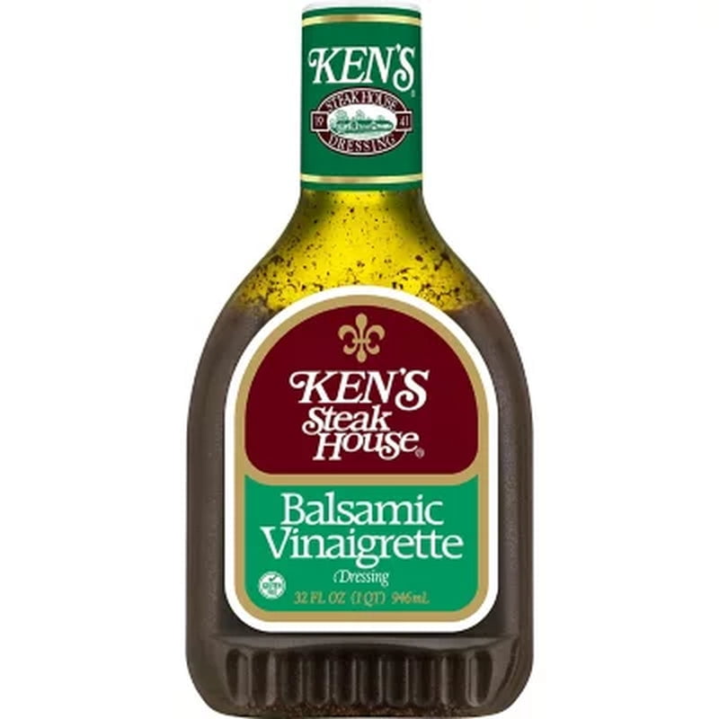 Ken'S Steak House Balsamic Vinaigrette Salad Dressing, 32 Oz.