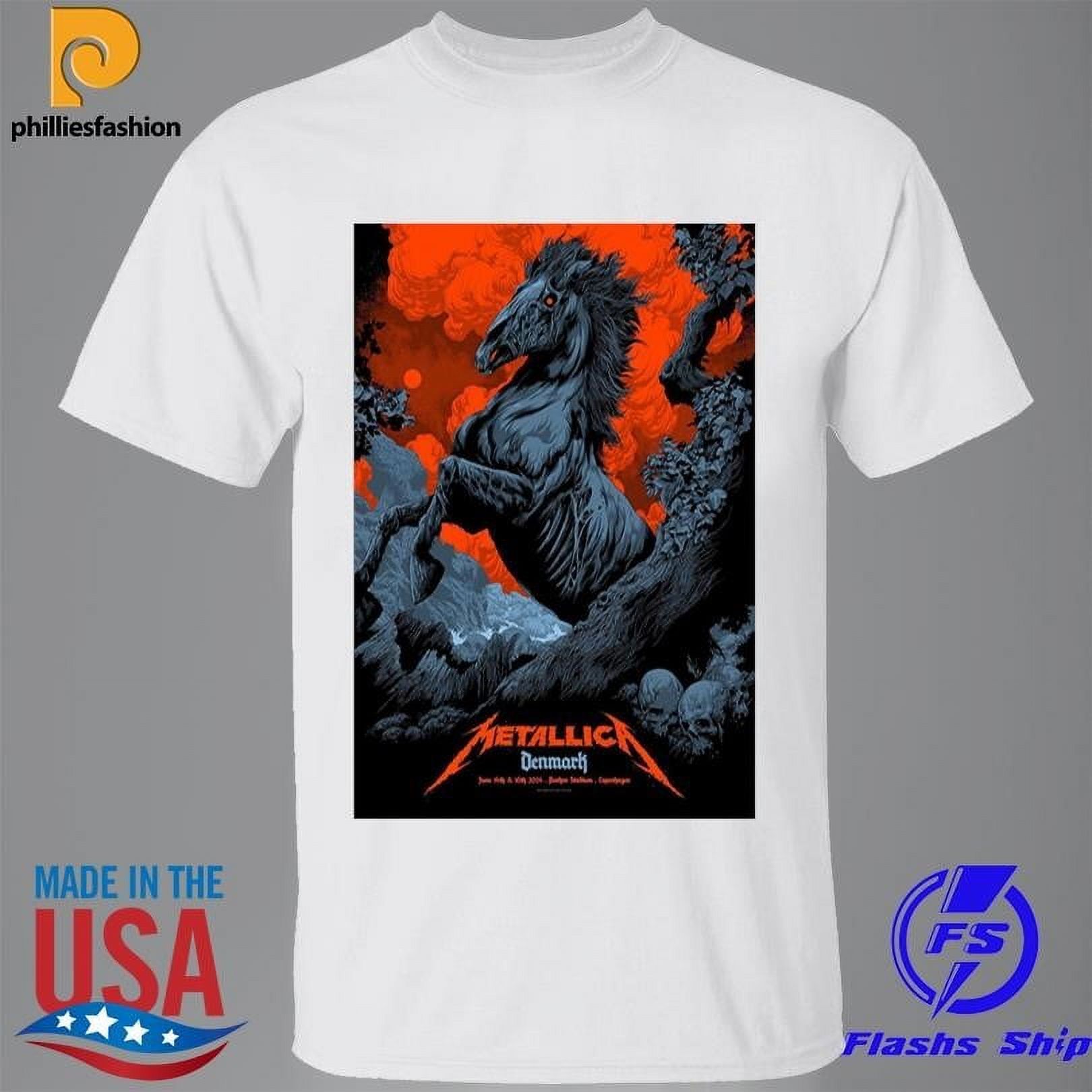 Ken Taylor Art Available Exclusively In Denmark Popup Store Metallica M72 Copenhagen World Tour