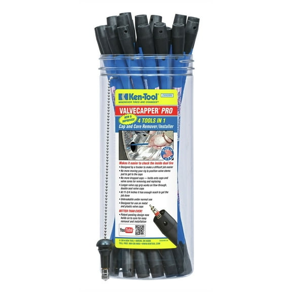 Ken-Tool Valve Capper Pro Easy GripTire Patching & Plugging Tool Tire Repair Kit