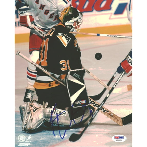 Ken Wregget Autographed 8x10 Photo Pittsburgh Penguins PSA/DNA #U96039