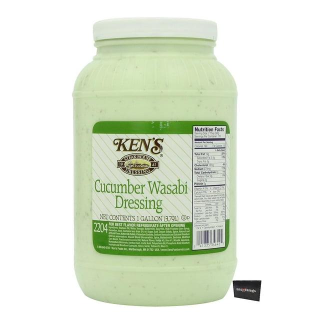Ken's Cucumber Wasabi Steak House Dressing 1 Gallon
