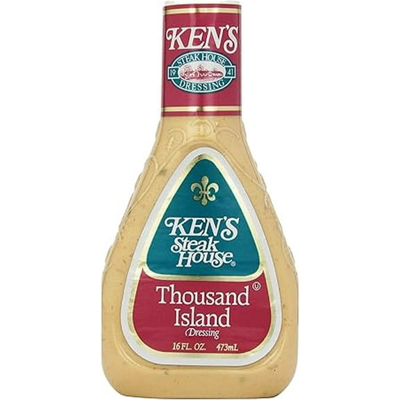 Ken's Foods 1000 Island Sald Dressing, 16 Fl Oz ( Pack of 2 )