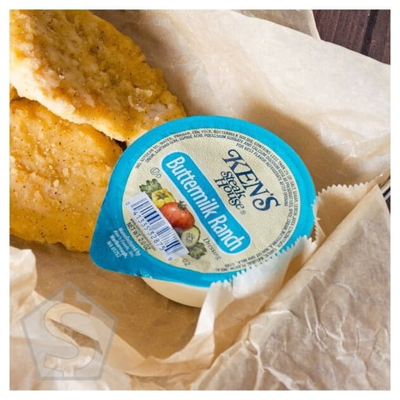 Ken's Foods 2 oz. Buttermilk Ranch Dressing Cup - 72/Case