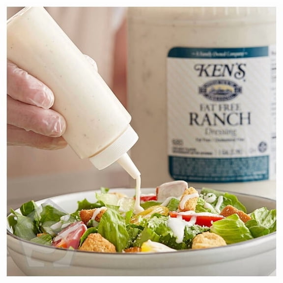 Ken's Foods Fat-Free Ranch Dressing 1 Gallon - 4/Case