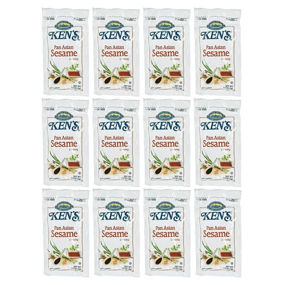 Ken's Pan Asian Sesame Dressing Packet 1.5 oz. | Kosher | 12 Count