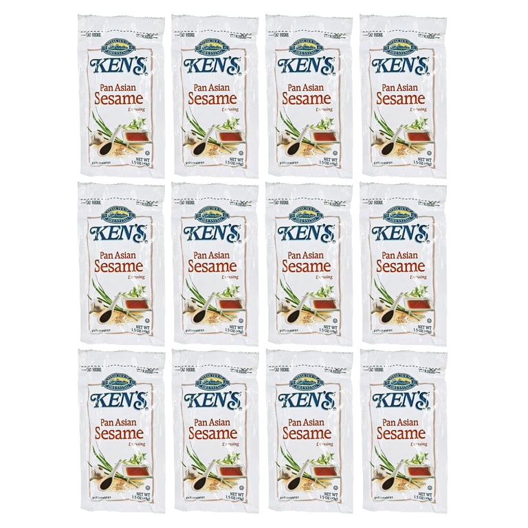 Ken's Pan Asian Sesame Dressing Packet 1.5 oz. | Kosher | 12 Count