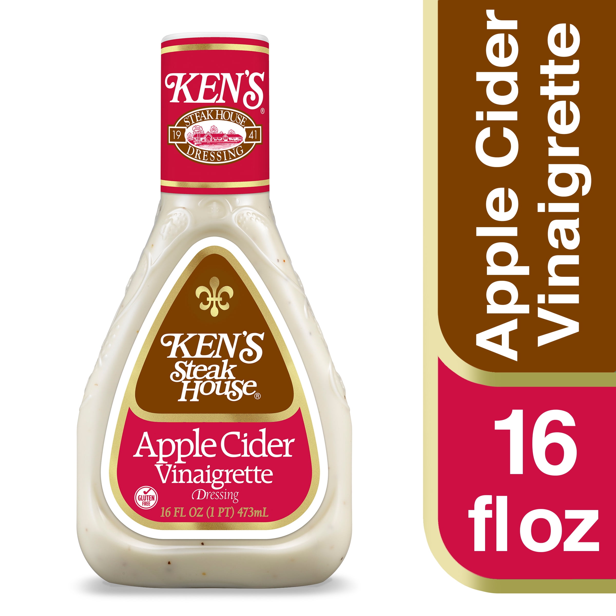 Ken's Steak House Apple Cider Vinaigrette Salad Dressing 16 fl oz