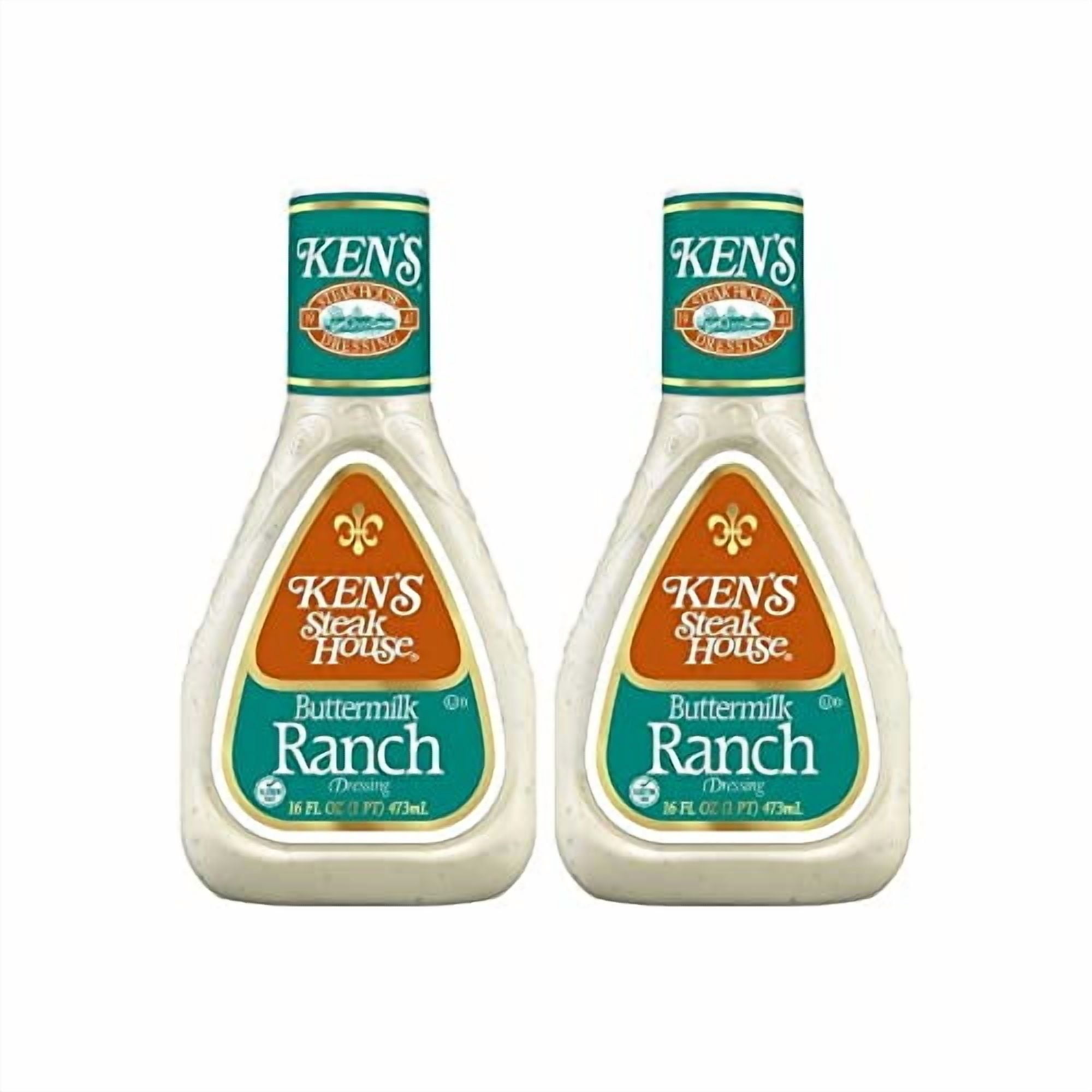 Ken's Red Ranch Ken's, Buttermilk Ranch Dressing, Pack of 2, Gluten-Free Kosher Dairy ...