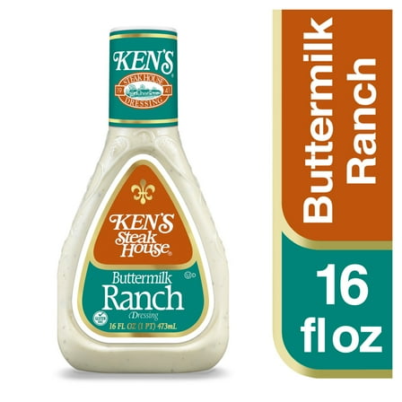 Ken's Steak House Buttermilk Ranch Salad Dressing 16 fl oz
