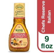 Ken's Steak House Chef's Reserve Italian with Garlic and Asiago Cheese Dressing 9 fl oz