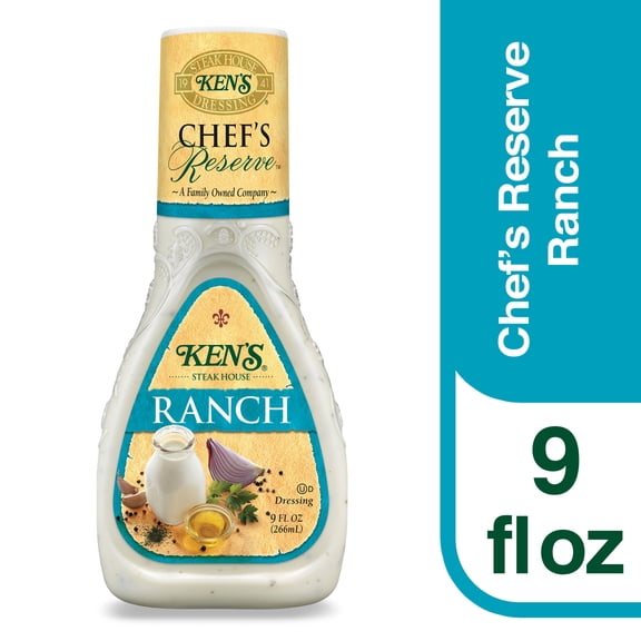 Ken's Steak House Chef's Reserve Ranch Salad Dressing 9 fl oz