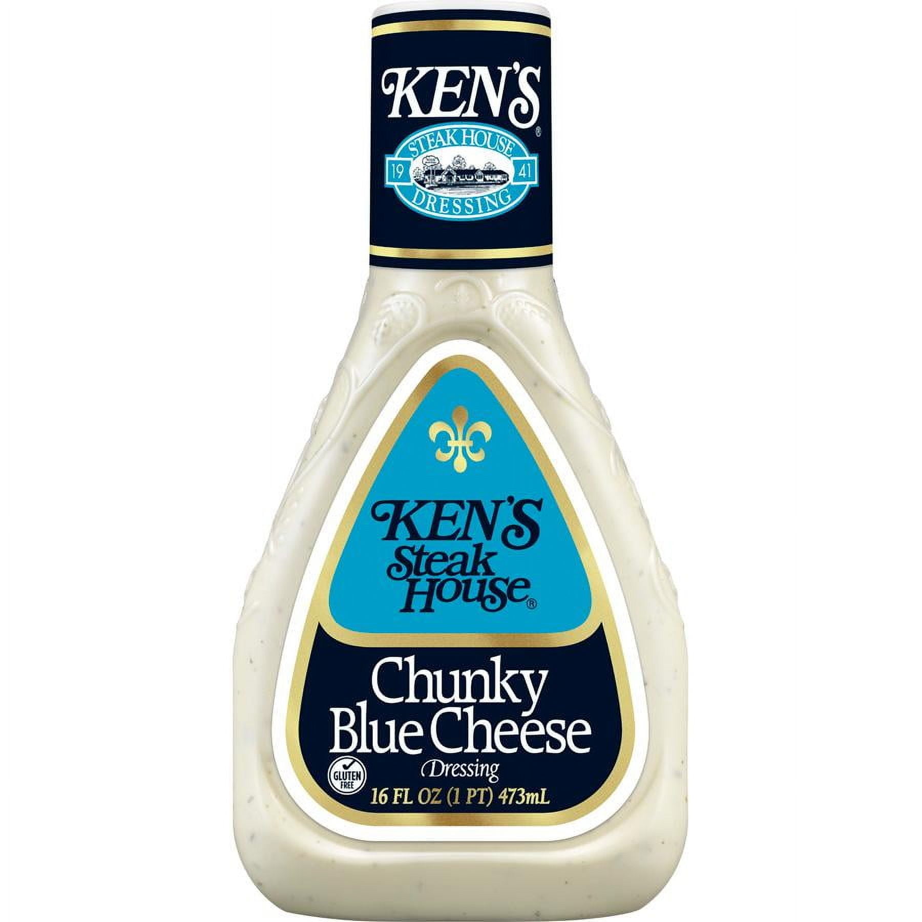 Ken's Steak House Chunky Blue Cheese Dressing - 16 oz Packaging May Vary (Pack of 2)