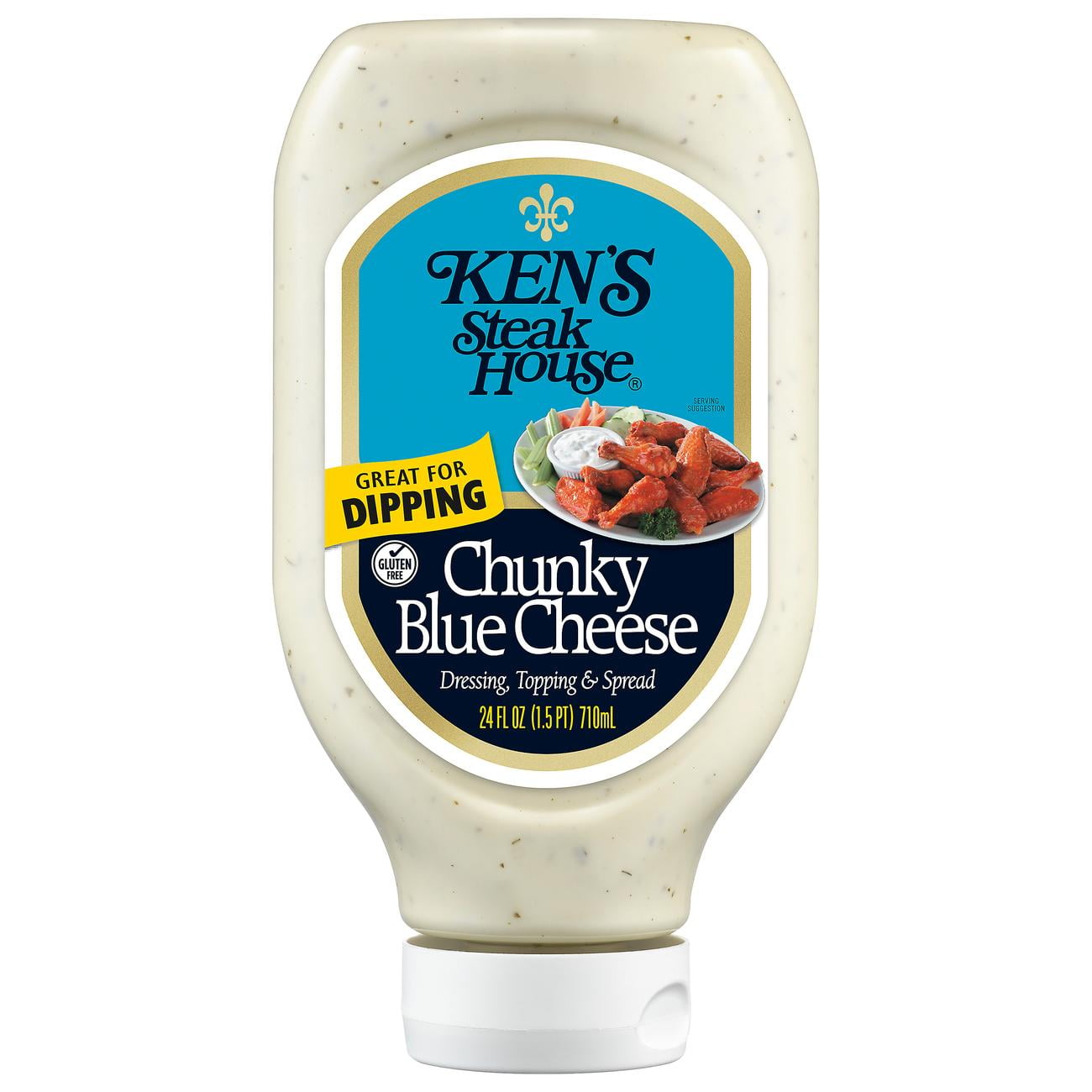 Ken's Steak House Chunky Blue Cheese Dressing - 24 oz (Packaging May Vary)