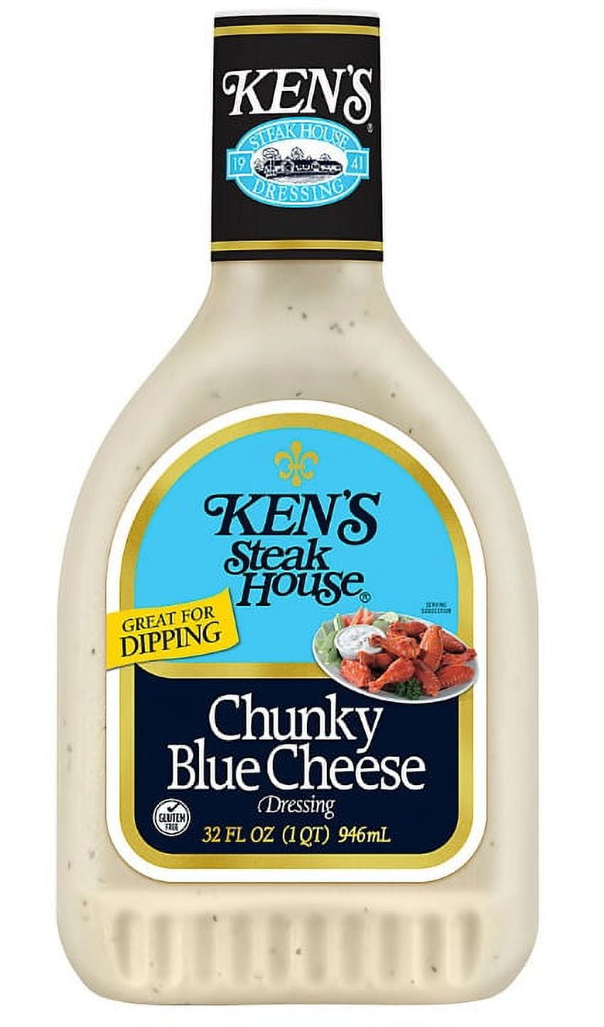Ken's Steak House Chunky Blue Cheese Dressing, 32 Fluid Ounce