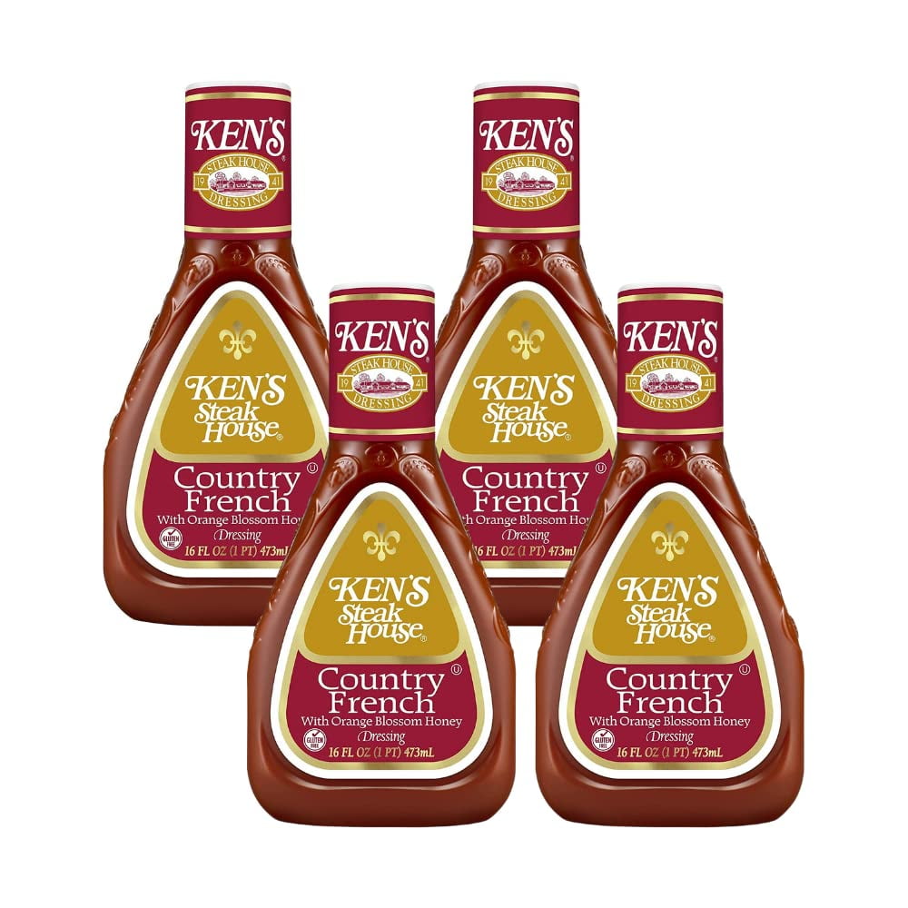 Ken's Steak House Country French Honey Dressing, 16OZ (16 Fl Oz (Pack