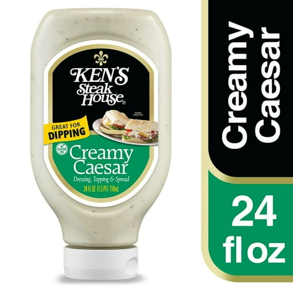 Ken's Steak House Creamy Caesar Salad Dressing 24 fl. oz (Pack of 2)
