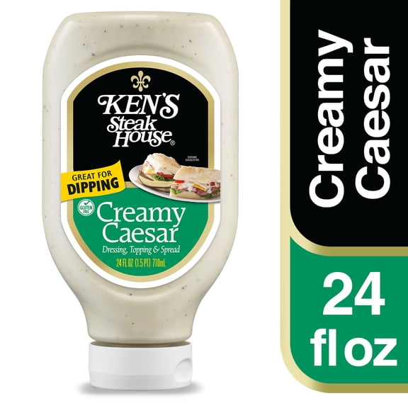 Ken's Steak House® Creamy Caesar Salad Dressing, Topping & Spread 24 fl oz