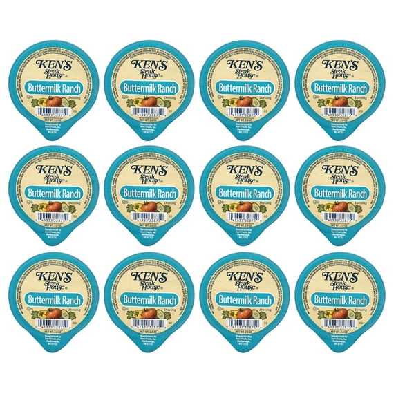 Ken's Red Ranch Ken's Buttermilk Ranch Dressing 2 oz. Dipping Cup | Kosher | Gluten ...