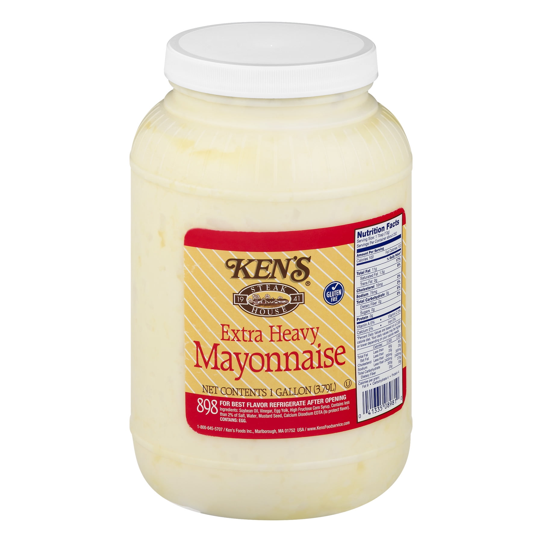 Ken's Steak House Extra Heavy Mayonnaise, 1.0 GAL