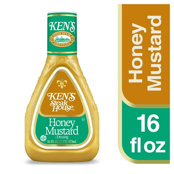 Ken's Steak House Honey Mustard Dressing 16 oz (Pack of 6)
