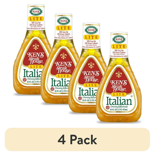 Ken's Steak House Lite Italian Salad Dressing & Marinade 16 fl oz
