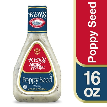 Ken's Steak House Poppy Seed Salad Dressing, 16 fl oz
