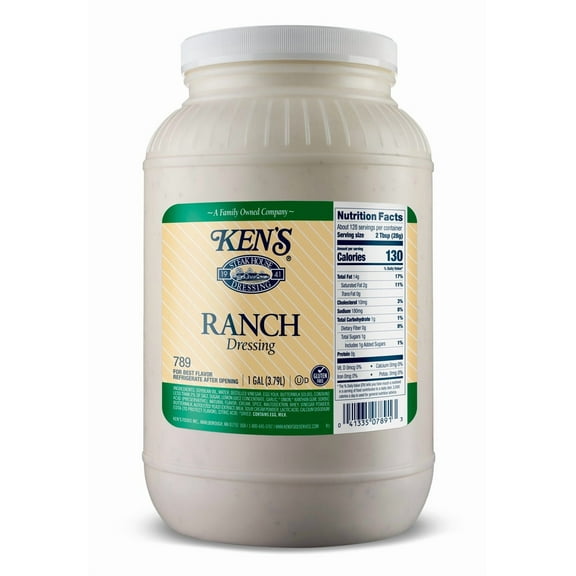 Ken's Steak House Ranch Dressing | Kosher | Gluten Free | 1 Gallon