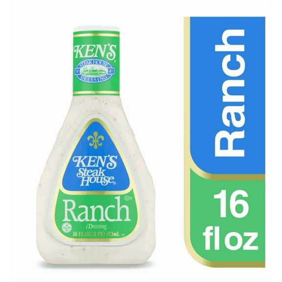 Ken's Steak House Ranch Salad Dressing 16 fl oz (Pack of 2)