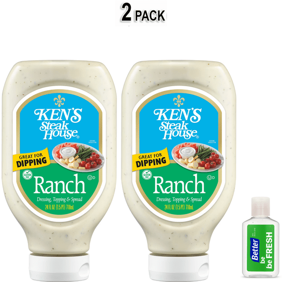 Ken's Steak House Ranch Salad Dressing, Topping & Spread 24 fl oz