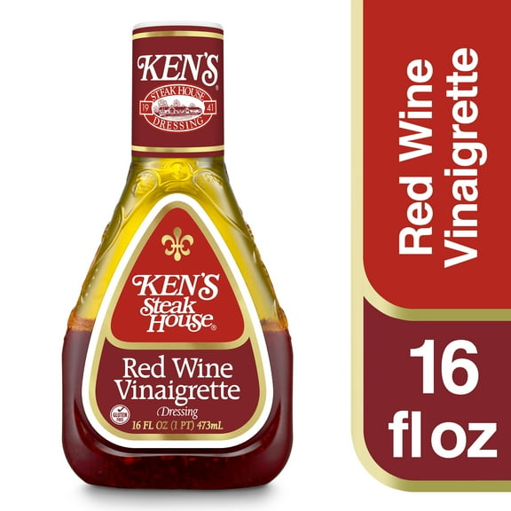 Ken's Steak House Red Wine Vinaigrette Salad Dressing 16 fl oz