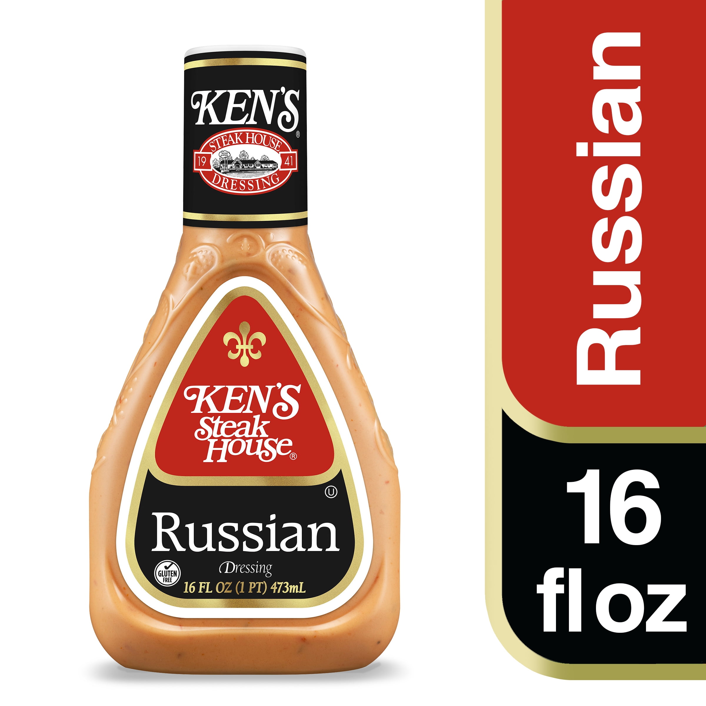 Kens Steak House Dressing, Russian 16 fl oz (473 ml)