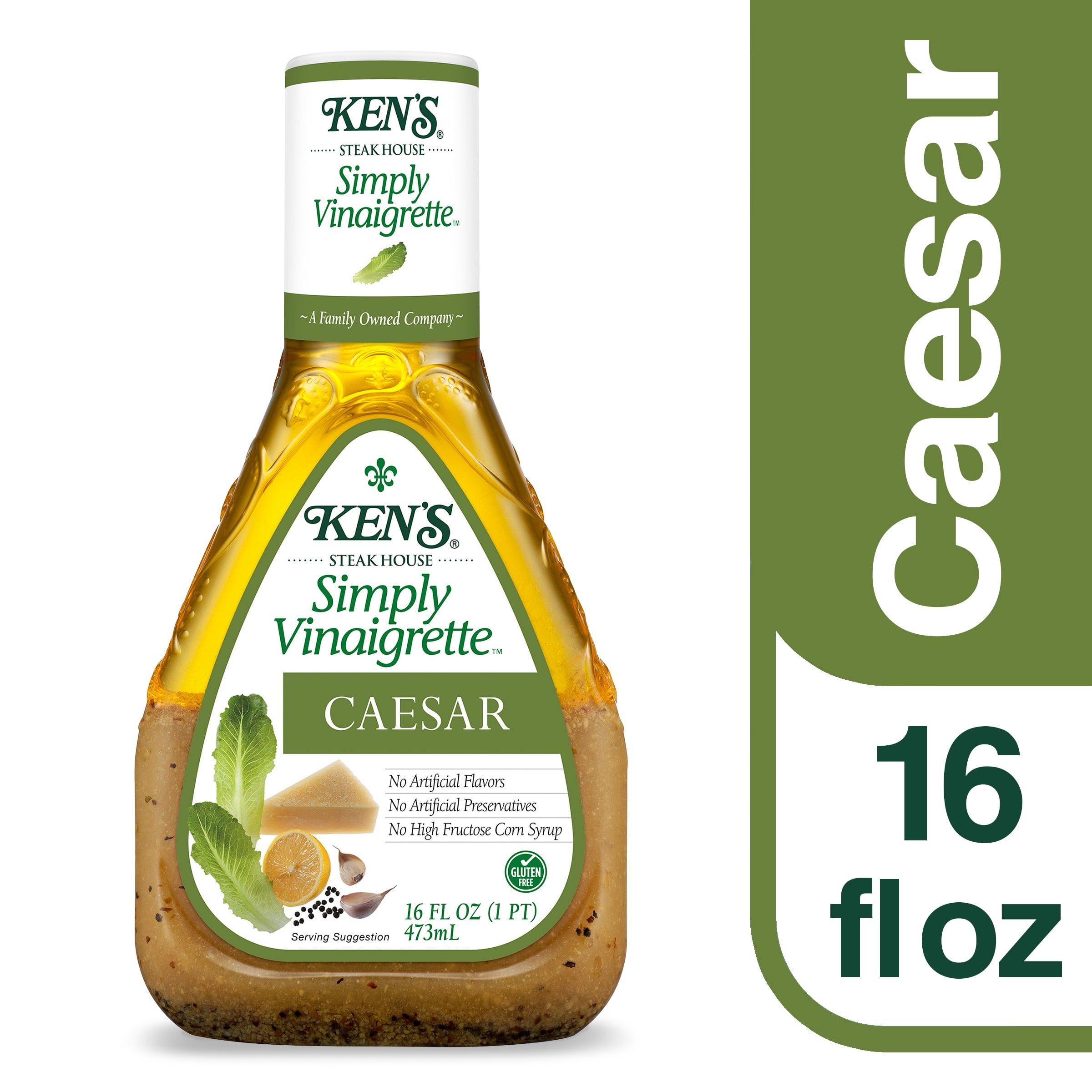 Ken's Steak House Simply Vinaigrette Caesar Dressing 16 fl oz