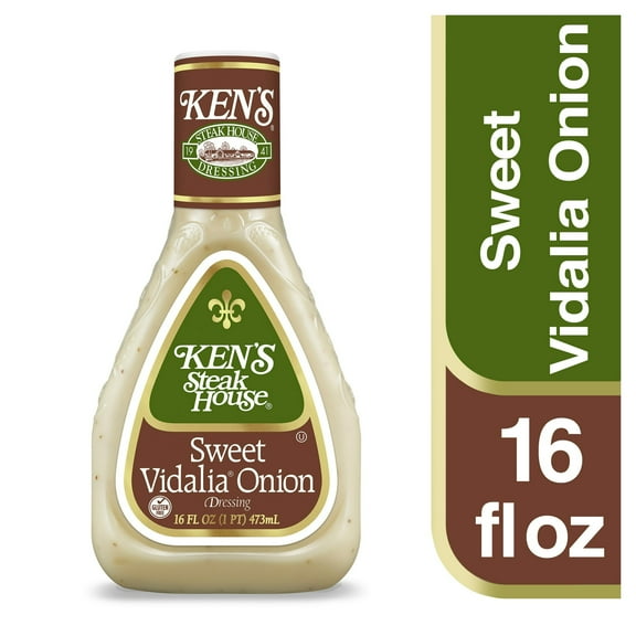 Ken's Steak House Sweet Vidalia Onion Dressing 16 fl oz (Pack of 6)