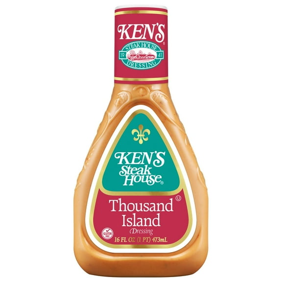 Ken's Steak House Thousand Island Dressing - 16 oz Packaging May Vary (Pack of 2)