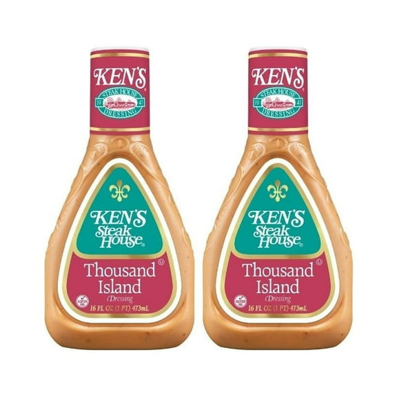 Ken's Steak House Thousand Island Salad Dressing 16 fl. oz. (Pack of 2)
