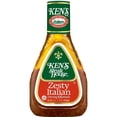 thumbnail image 1 of Ken's Steak House Zesty Italian Dressing & Marinade - 16 oz Packaging May Vary (Pack of 2), 1 of 4
