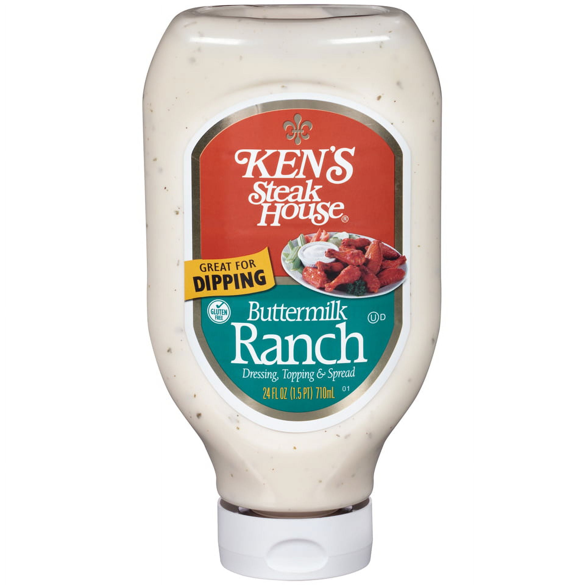 Ken's Steakhouse Dressing, Buttermilk Ranch, 24 Fl Oz