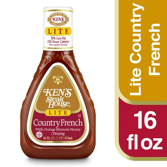 Ken's Steak House Lite Country French Salad Dressing 16 fl oz
