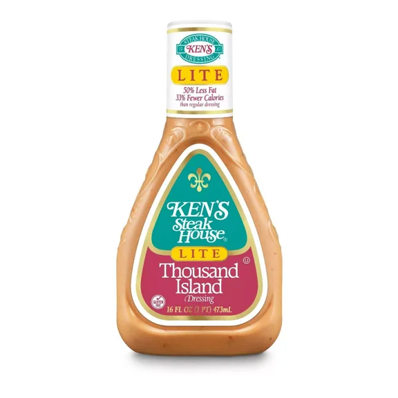 Ken's Steakhouse Lite Thousand Island Dressing - 16fl oz
