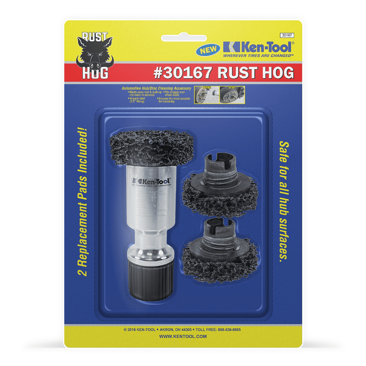 Ken-tool Rust Hog Hub Cleaning Tool - Walmart.com